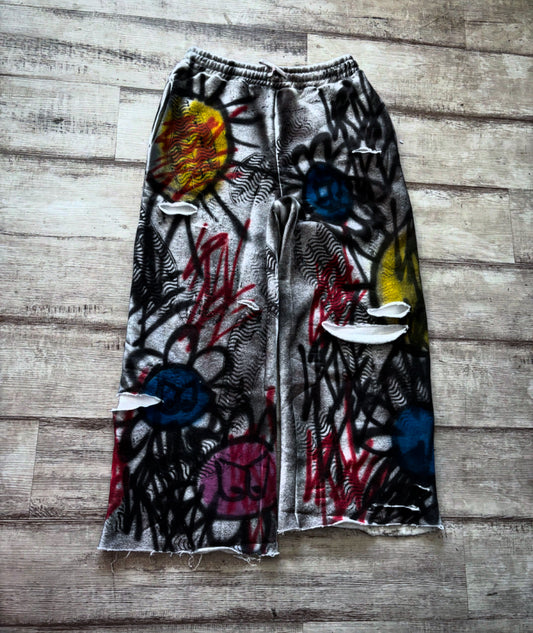 ‘MRKD’ wide leg Joggers