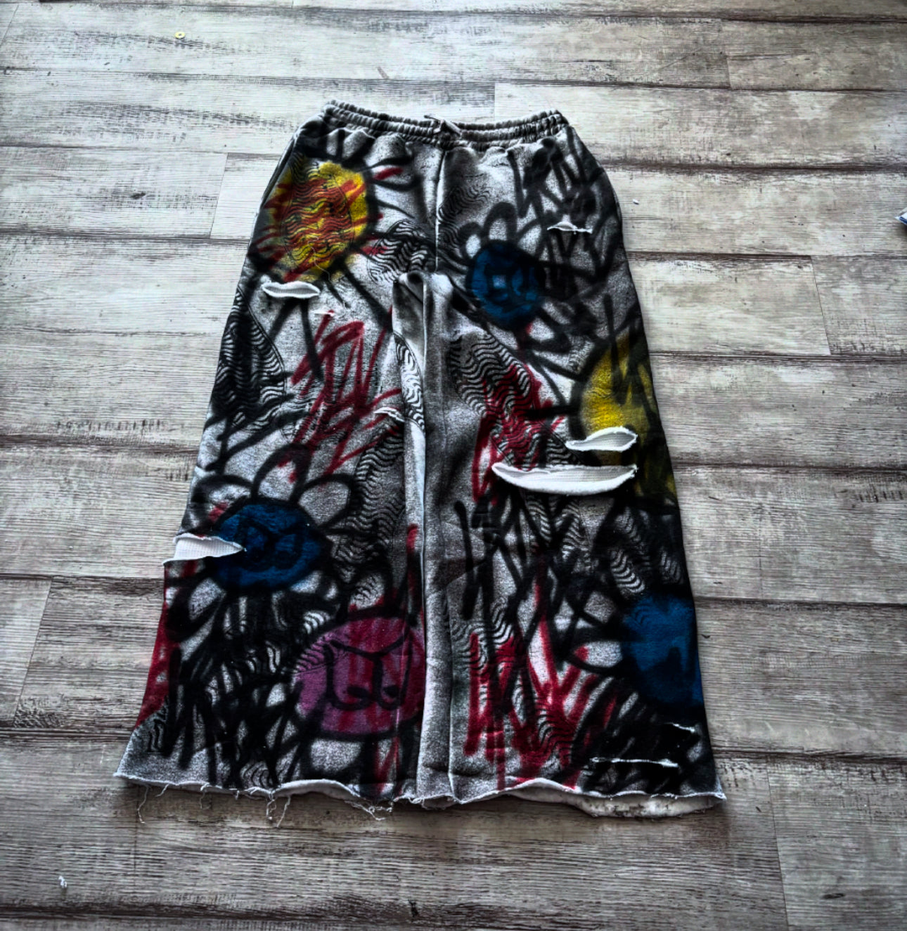 ‘MRKD’ wide leg Joggers