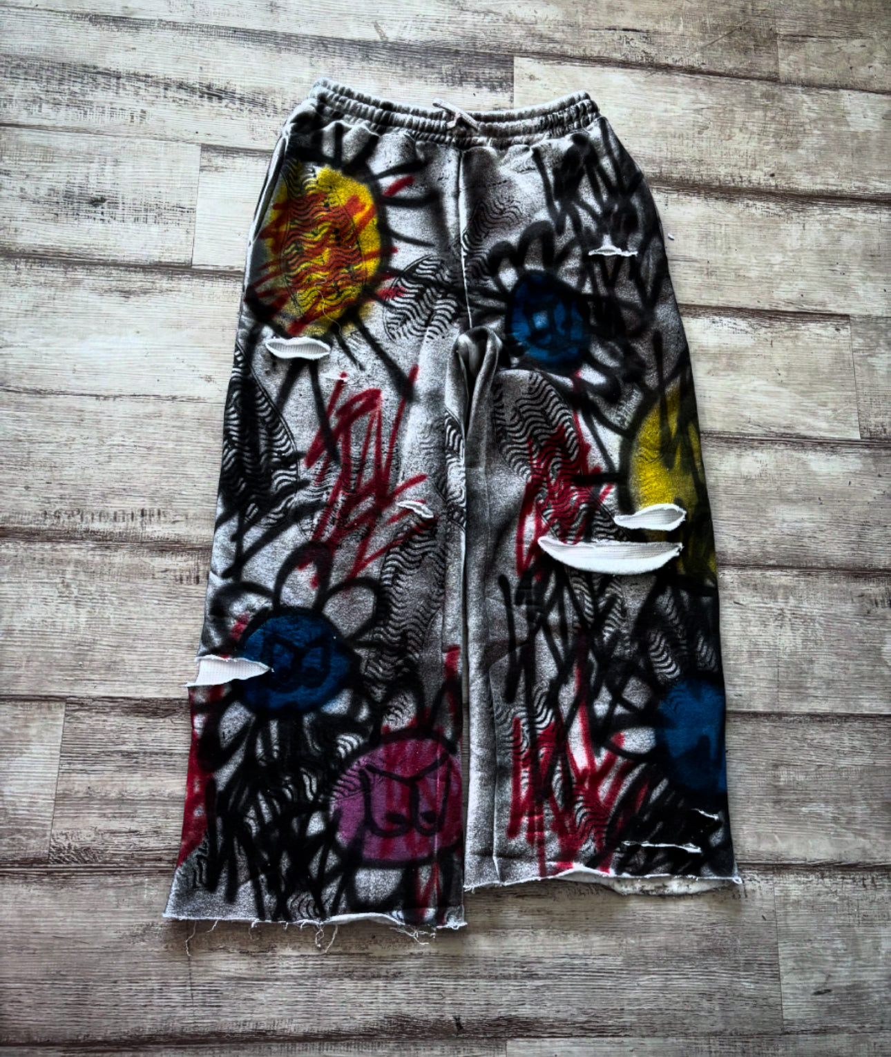 ‘MRKD’ wide leg Joggers